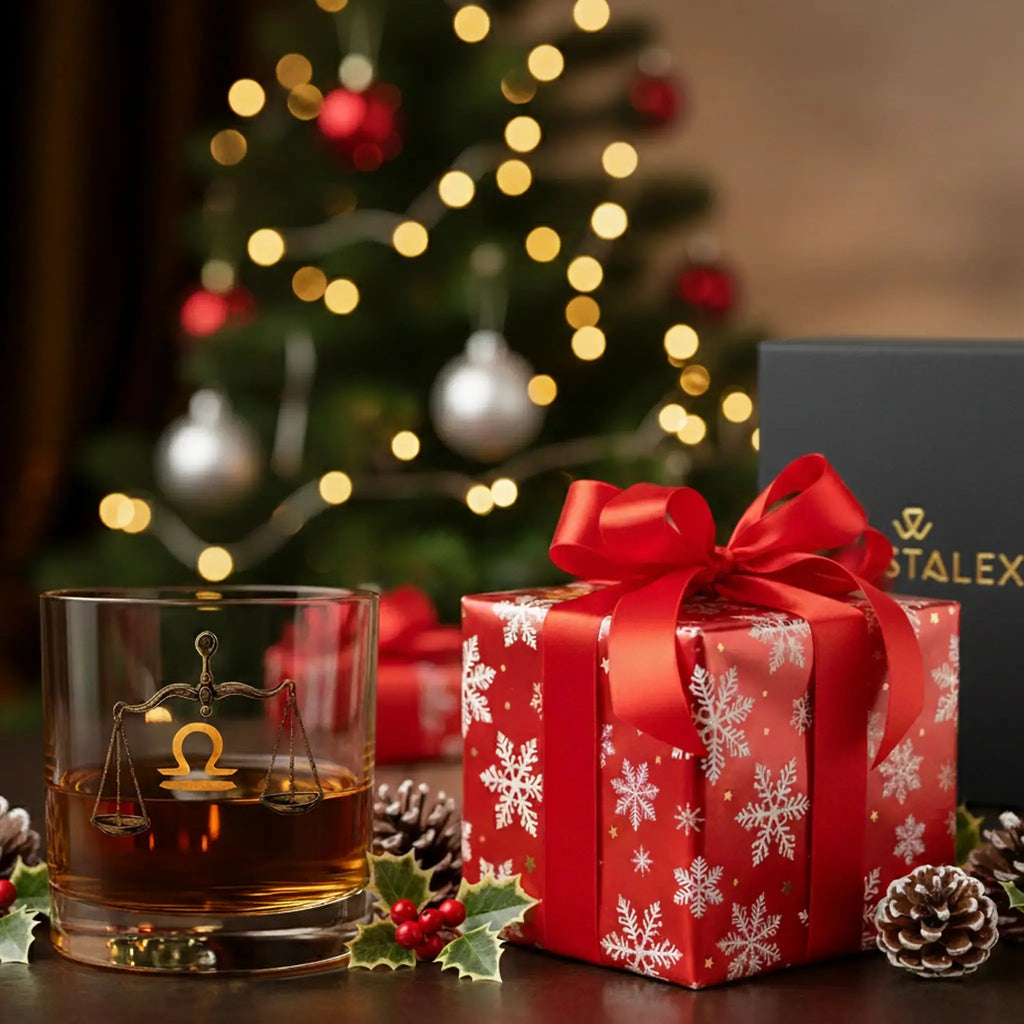 Verre Whisky Balance Crystalex 280 ml – Collection Zodiac Astralis 🎄 Cristallus