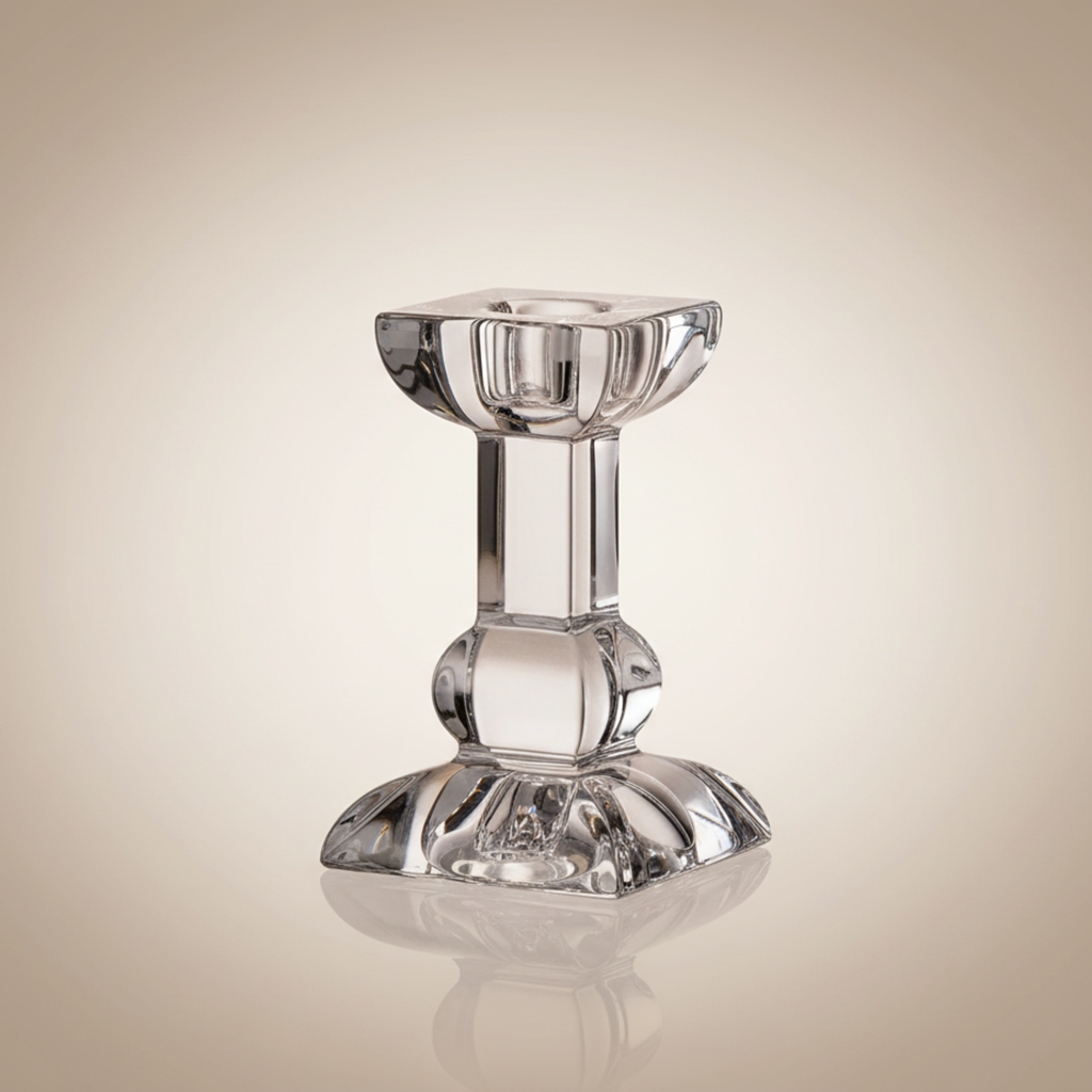 Bougeoir Chandelier Stick Ravena 10 cm – Cristal de Bohême
