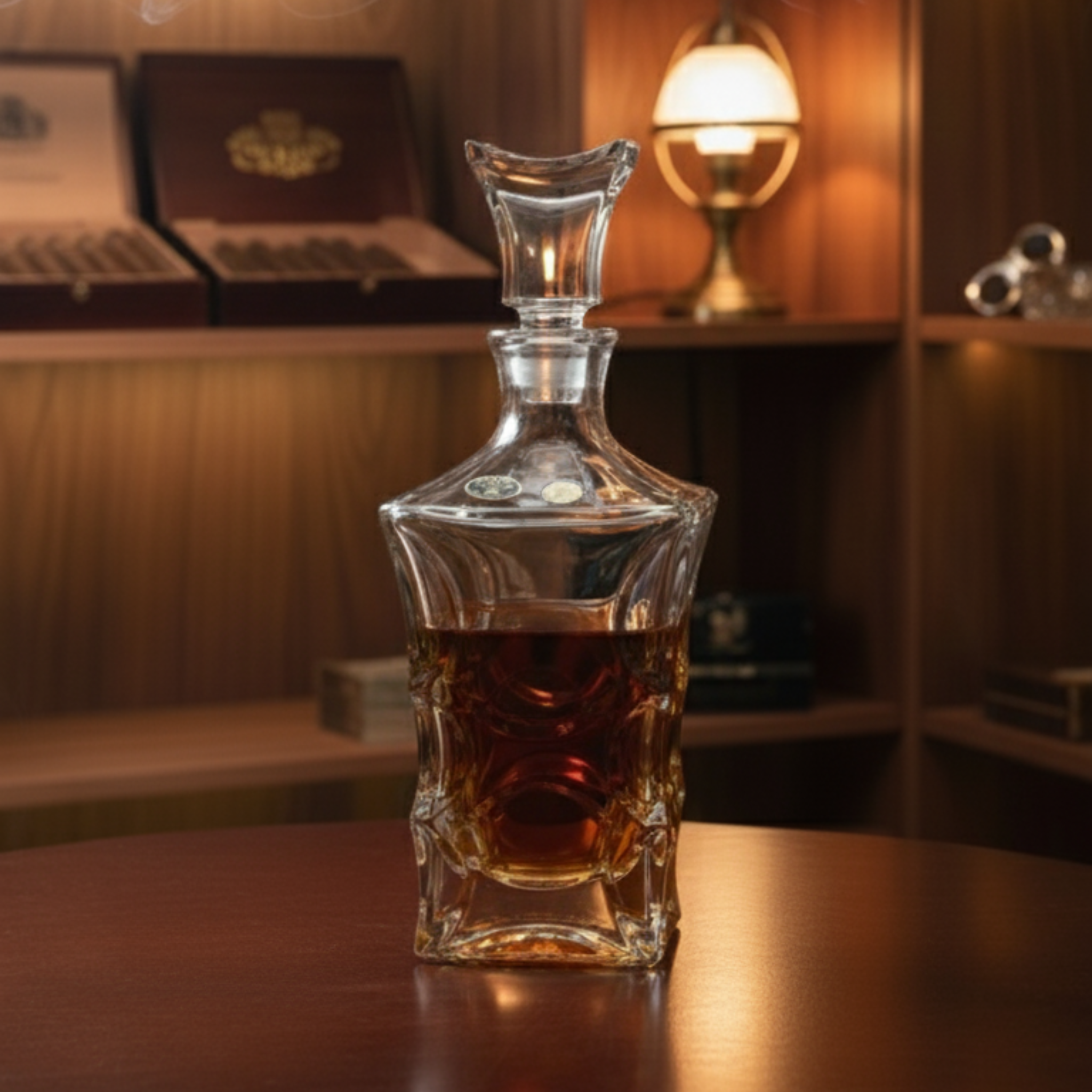 Set Carafe et 6 Verres X Lady – Cristal de Bohême pour Whisky