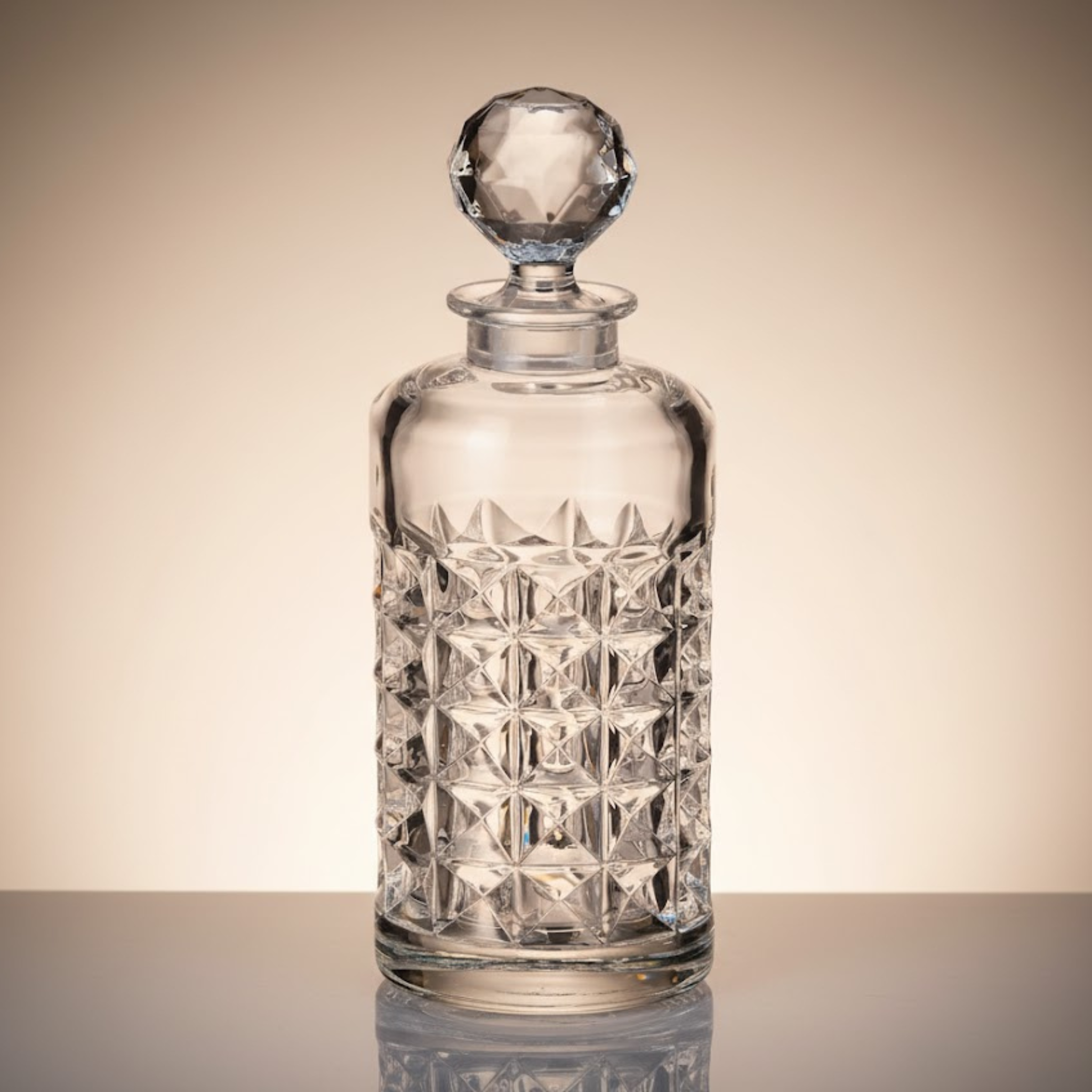 Carafe à Whisky 650ml – Diamant Collection en Cristal de Bohême