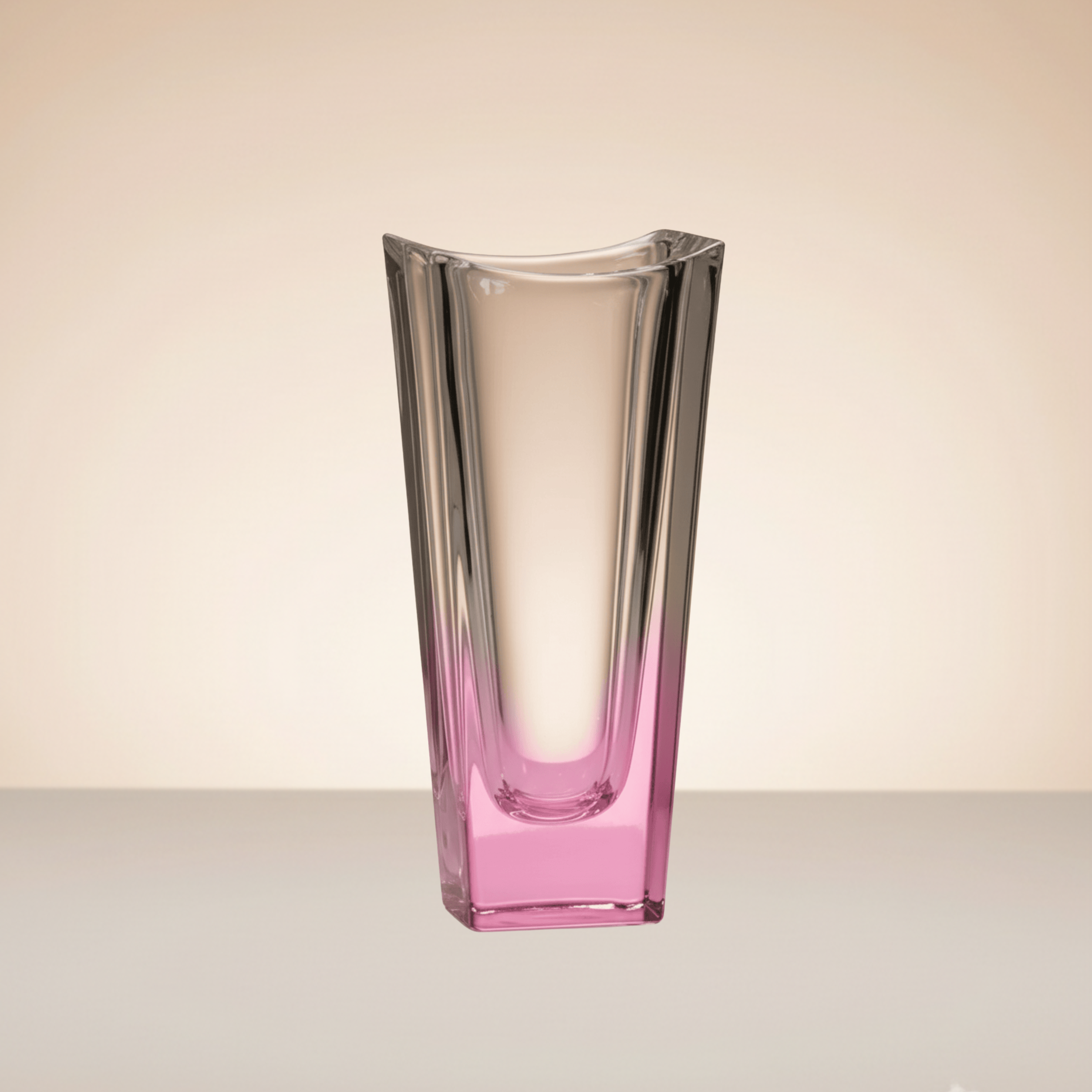 Vase Okinawa 25 cm – Cristal de Bohême Coloré Rose
