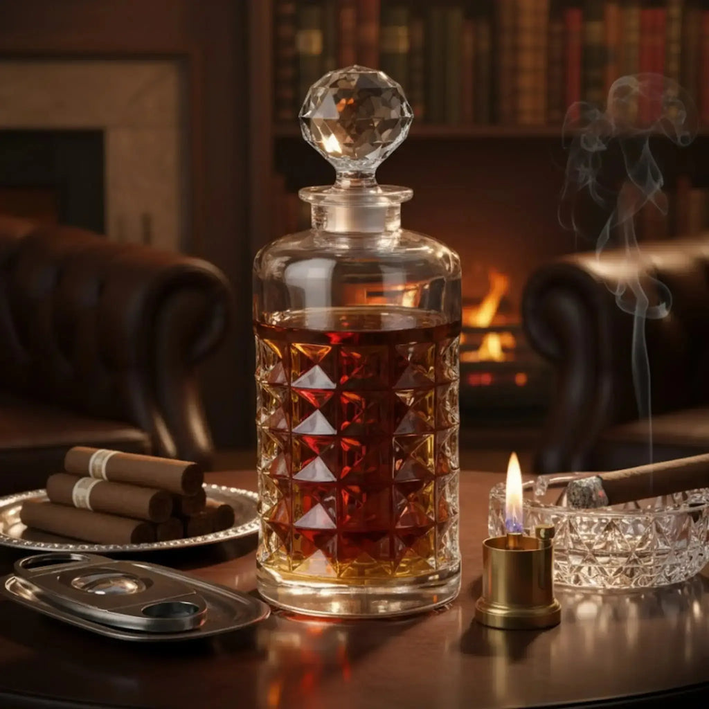 Carafe à Whisky 650ml – Diamant Collection en Cristal de Bohême - Cristallus