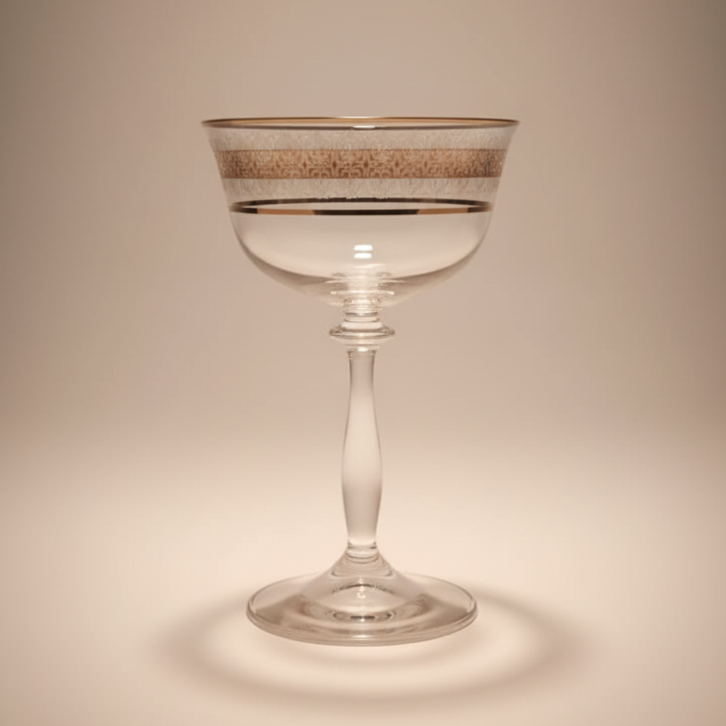 Coupes à Cocktail/Glace Royal Platine 210 ml – Cristal de Bohême