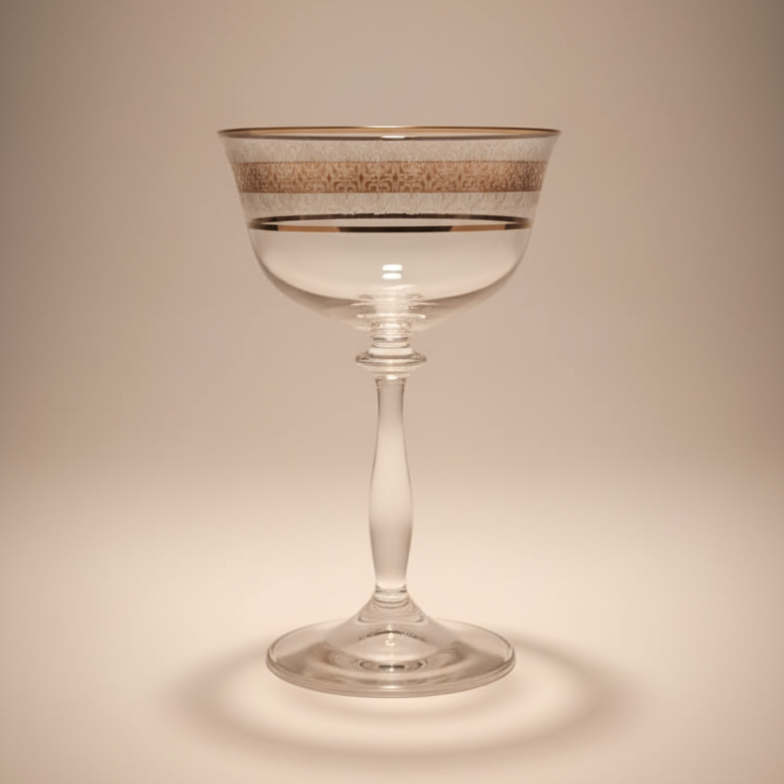 Coupes à Cocktail/Glace Royal Platine 210 ml – Cristal de Bohême