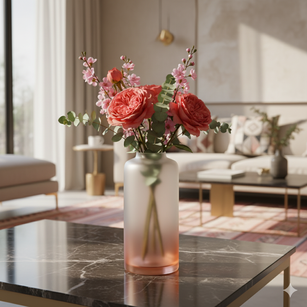 Vase Rainbow Arc Crystalex 240 mm | Cristal de Bohême & Couleurs