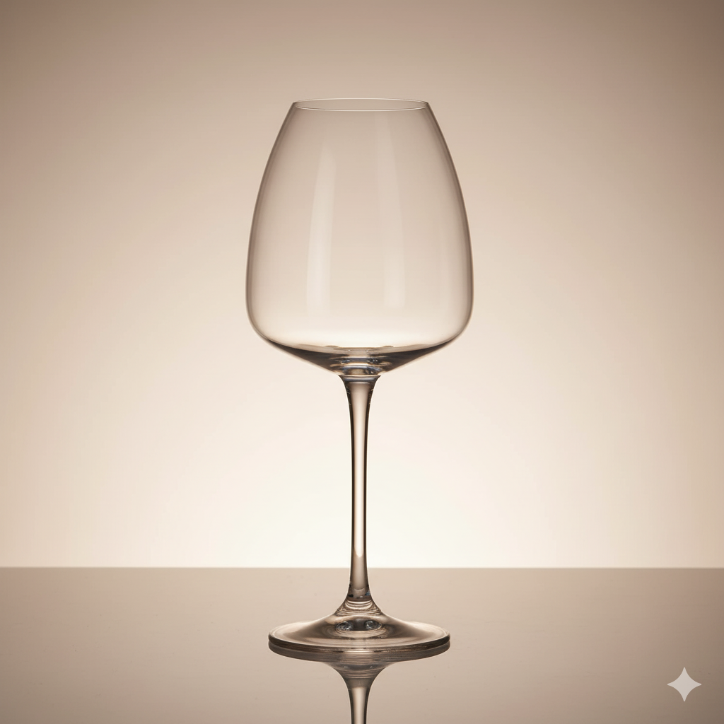 Lot de 6 Verres à Vin Rouge Anser 610 ml – Cristal de Bohême