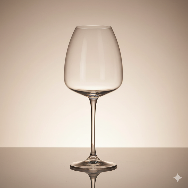 Lot de 6 Verres à Vin Rouge Anser 610 ml – Cristal de Bohême