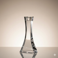 Bougeoir Okinawa 25 cm - CRISTAL DE BOHEME