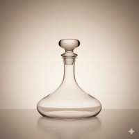 CARAFE- DÉCANTEUR AVEC BOUCHON -CRISTAL BOHEME