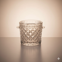 SEAU À GLACE DIAMANT COLLECTION  -CRISTAL DE BOHEME