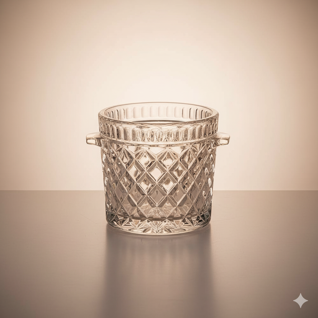 SEAU À GLACE DIAMANT COLLECTION  -CRISTAL DE BOHEME