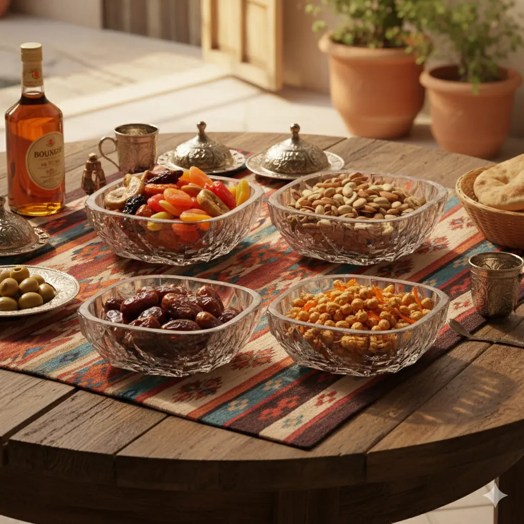 Set de 4 bol de 12cm – Tiny Collection en Cristal de Bohême Cristallus