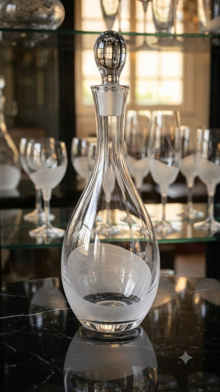 Service Blanche Neige – 36 Pièces en Cristal de Bohême