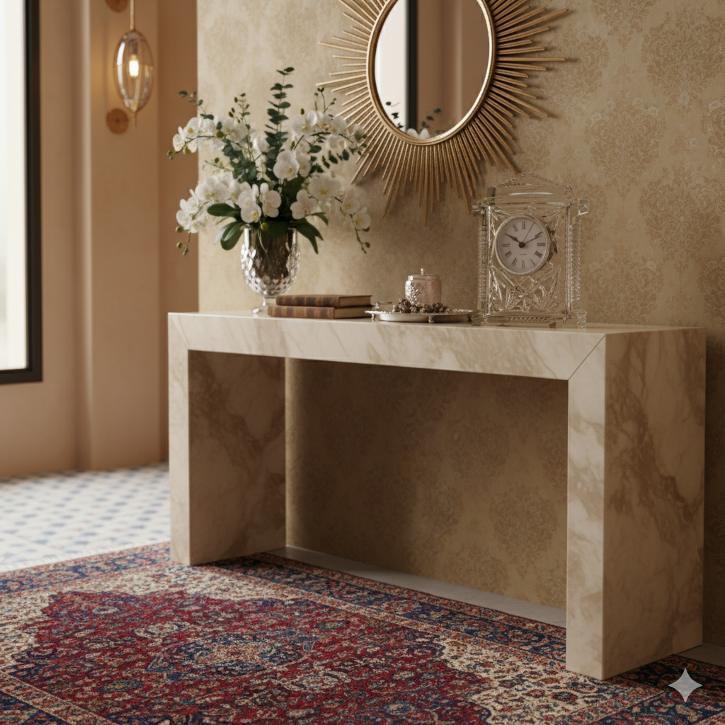 Horloge Lockstands 16 cm – Cristal de Bohême Taillé & Cadran Doré