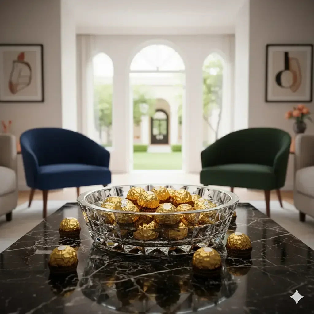 Bol de 32,5cm – Collection Diamant en Cristal de Bohême - Cristallus