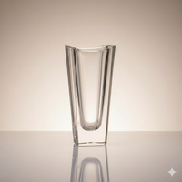 Vase Okinawa 25,5 cm – Cristal de Bohême Transparent