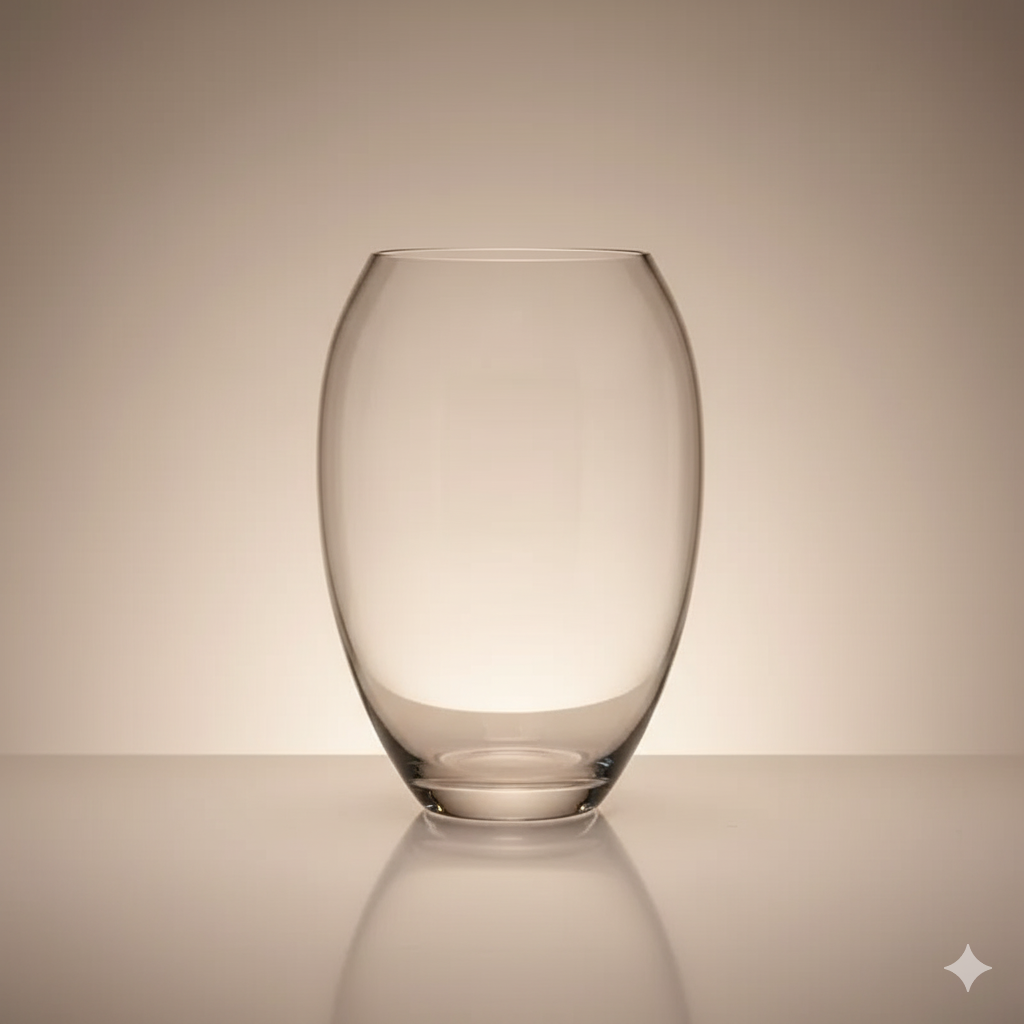 Vase OVUM XL 25,5 cm – Cristal de Bohême Cristalex