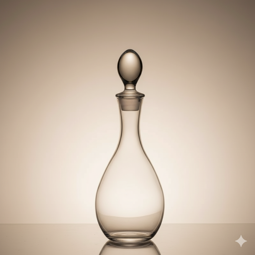 Carafe Ronde 1L – Cristal de Bohême