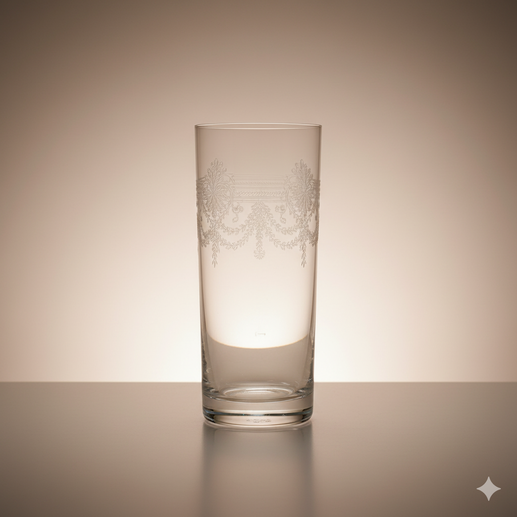 Lot de 6 Verres Angela 300ml – Cristal de Bohême pour Eau & Jus