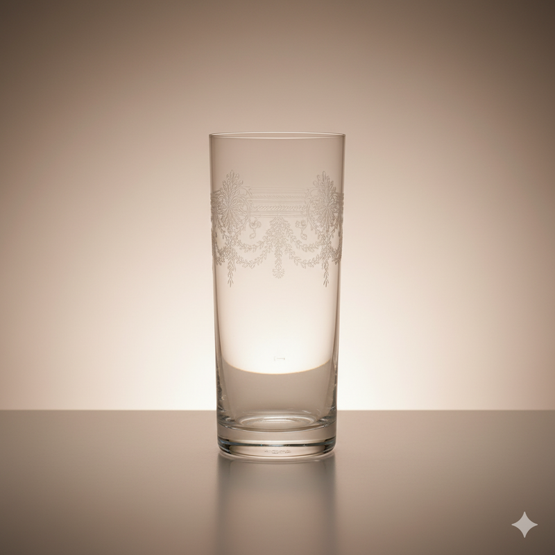 Lot de 6 Verres Angela 300ml – Cristal de Bohême pour Eau & Jus