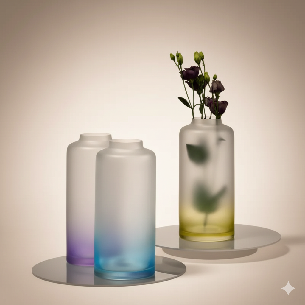 Vase Rainbow Arc Crystalex 240 mm | Cristal de Bohême & Couleurs