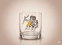 Verre Whisky Gémeaux Crystalex 280 ml – Collection Zodiac Astralis