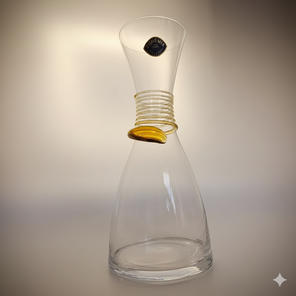 Carafe Décanteur Amber 1200ML – Cristal de Bohême