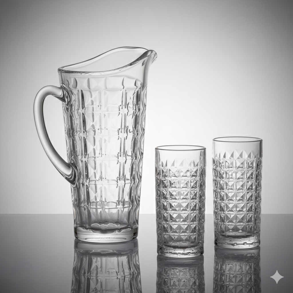 SET DE TABLE DIAMANT COLLECTION -CRISTAL DE BOHEME