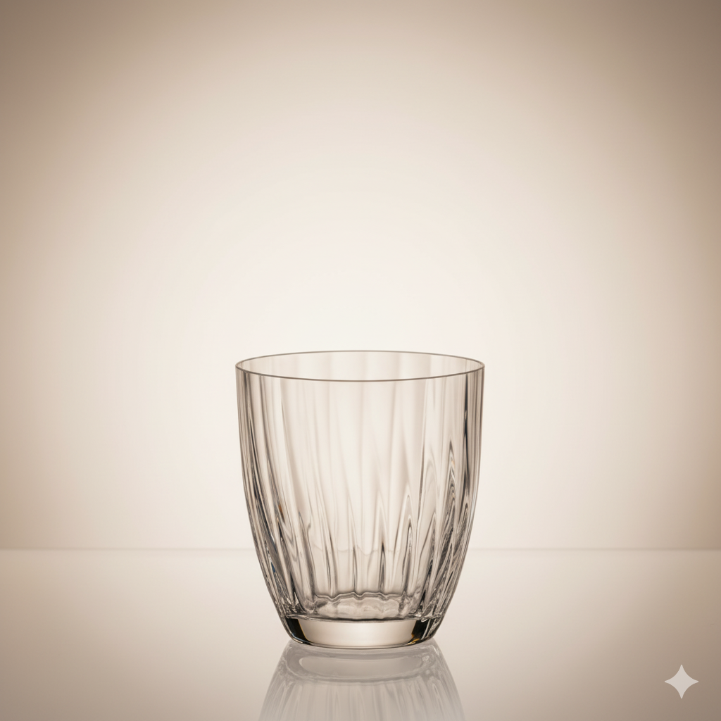 Lot de 6 Verres à Eau Kate Optic 300 ml – Cristal de Bohême