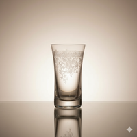 Lot de Verres à Thé Zayna 125 ml – Cristal de Bohême | Bohemia Crystal