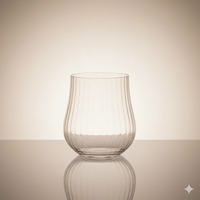 Lot de 6 Verres Tulipa 350 ml – Cristal de Bohême pour Eau & Jus