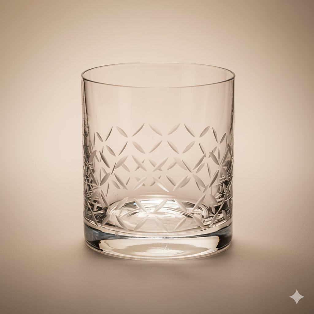 Coffret de 4 verres à whisky PRESTIGE 280ML -Bohemia Taillé