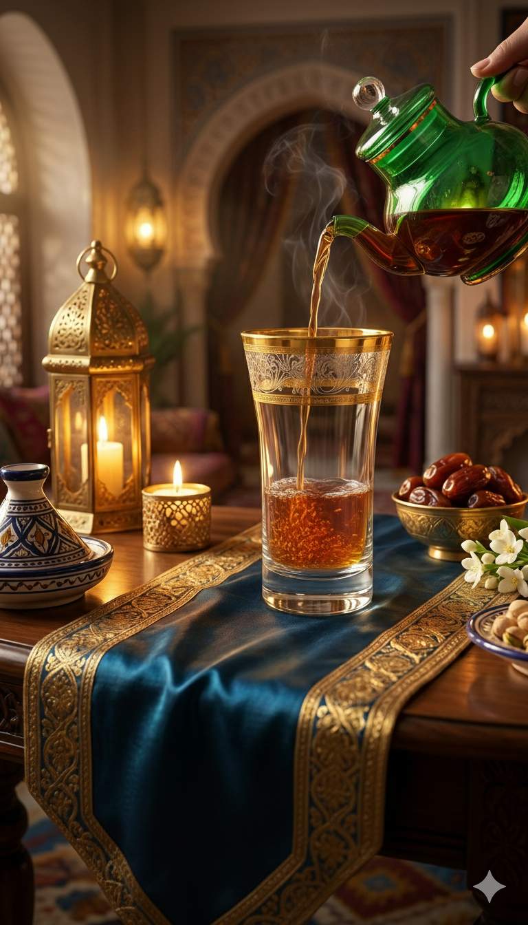 Verre à Thé "Lumina Gold" – Cristal de Bohème