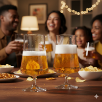 Lot de 6 Verres à Bière & Cocktail Xtra 380 ml – Cristal de Bohême