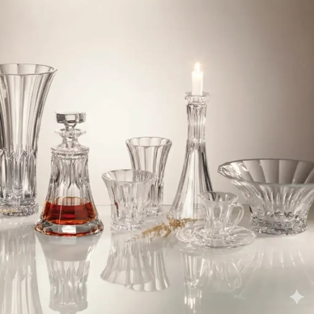 Bougeoir Wellington 25,5cm – Exclusif en Cristal de Bohême - Cristallus