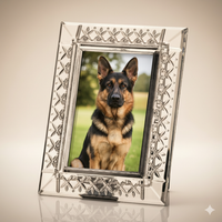 Cadre Photo 21,5 cm – Cristal de Bohême Taillé & Élégant