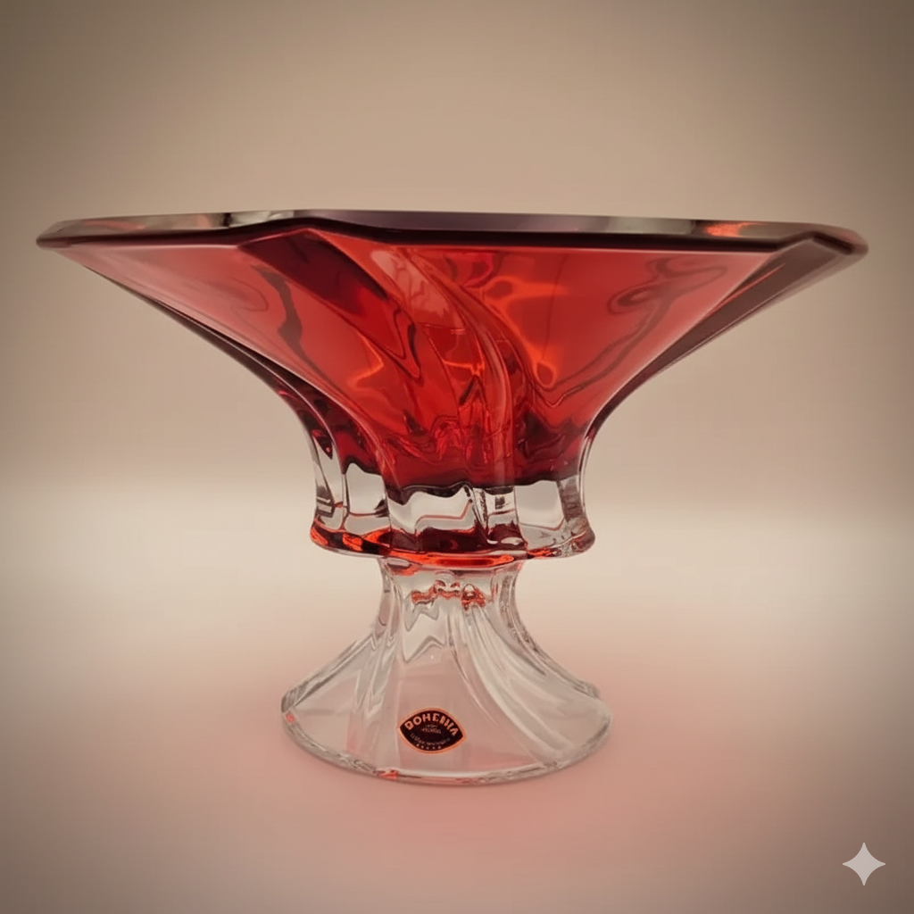 Bol sur pied OKLAHOMA collection 30,5 cm - Aurum Crystal
