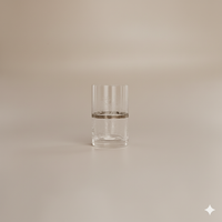 Verres à thé HABIBO 125 ml – Cristal de Bohême & Platine | Crystalex