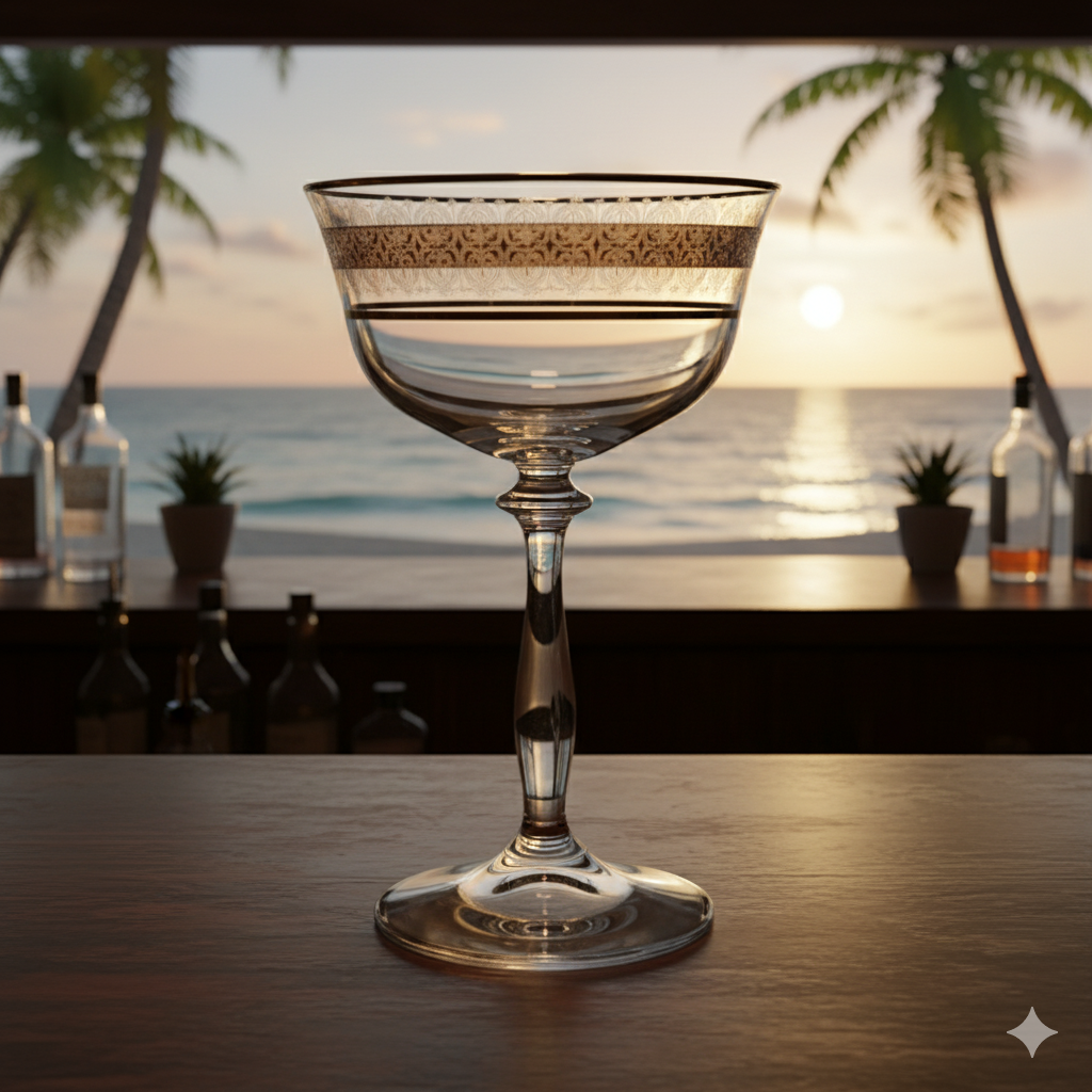 Coupes à Cocktail/Glace Royal Platine 210 ml – Cristal de Bohême