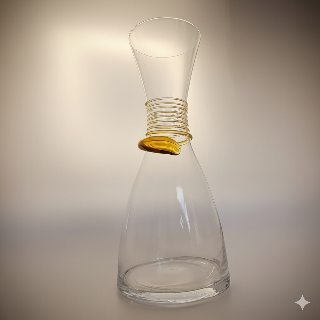 Carafe Décanteur Amber 1200ML – Cristal de Bohême