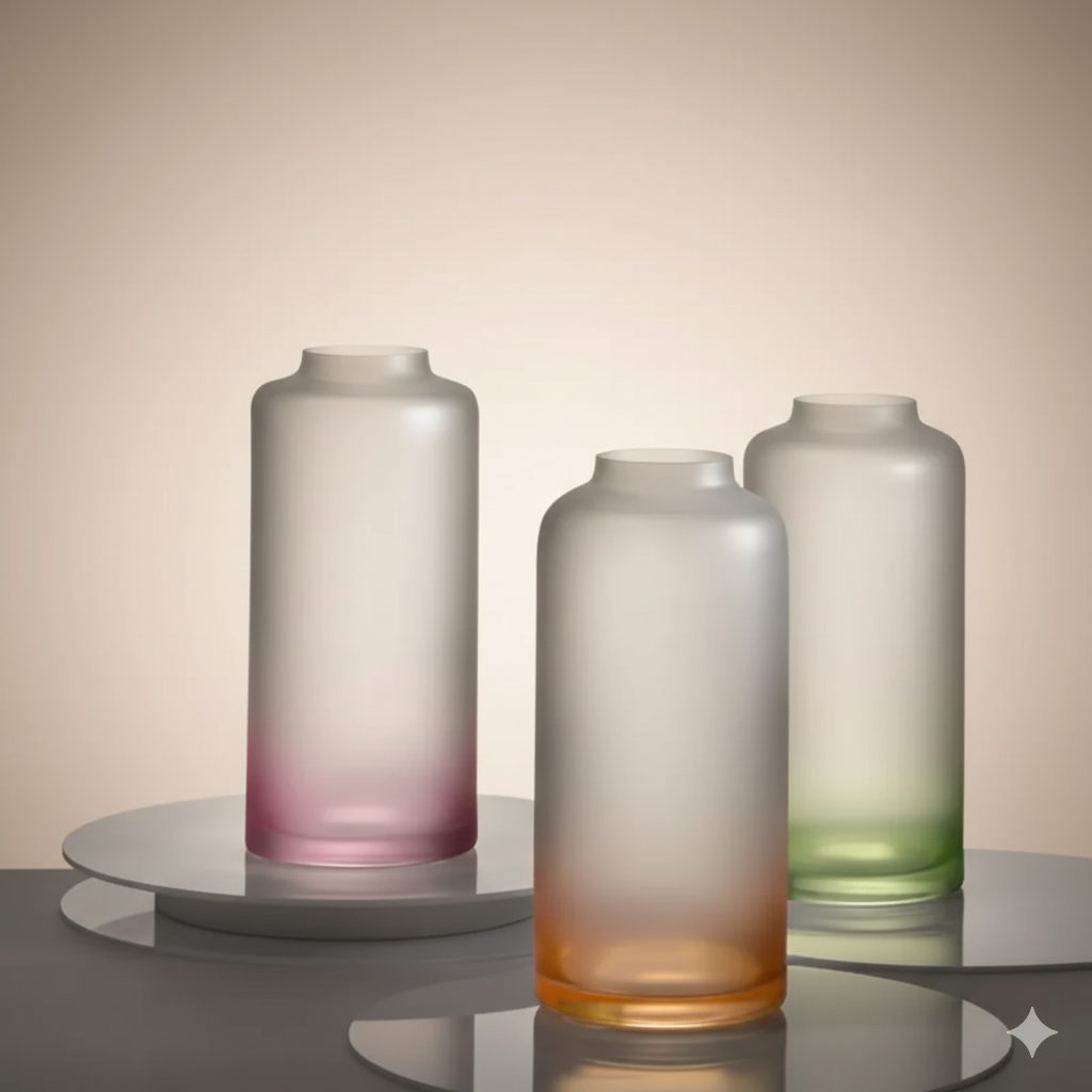 Vase Rainbow Arc Crystalex 240 mm | Cristal de Bohême & Couleurs