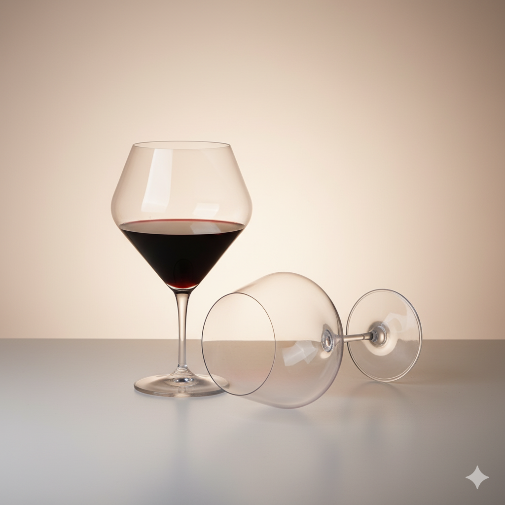 Set de 6 Verres à Vin Rouge Gavia 610 ml – Cristal de Bohême