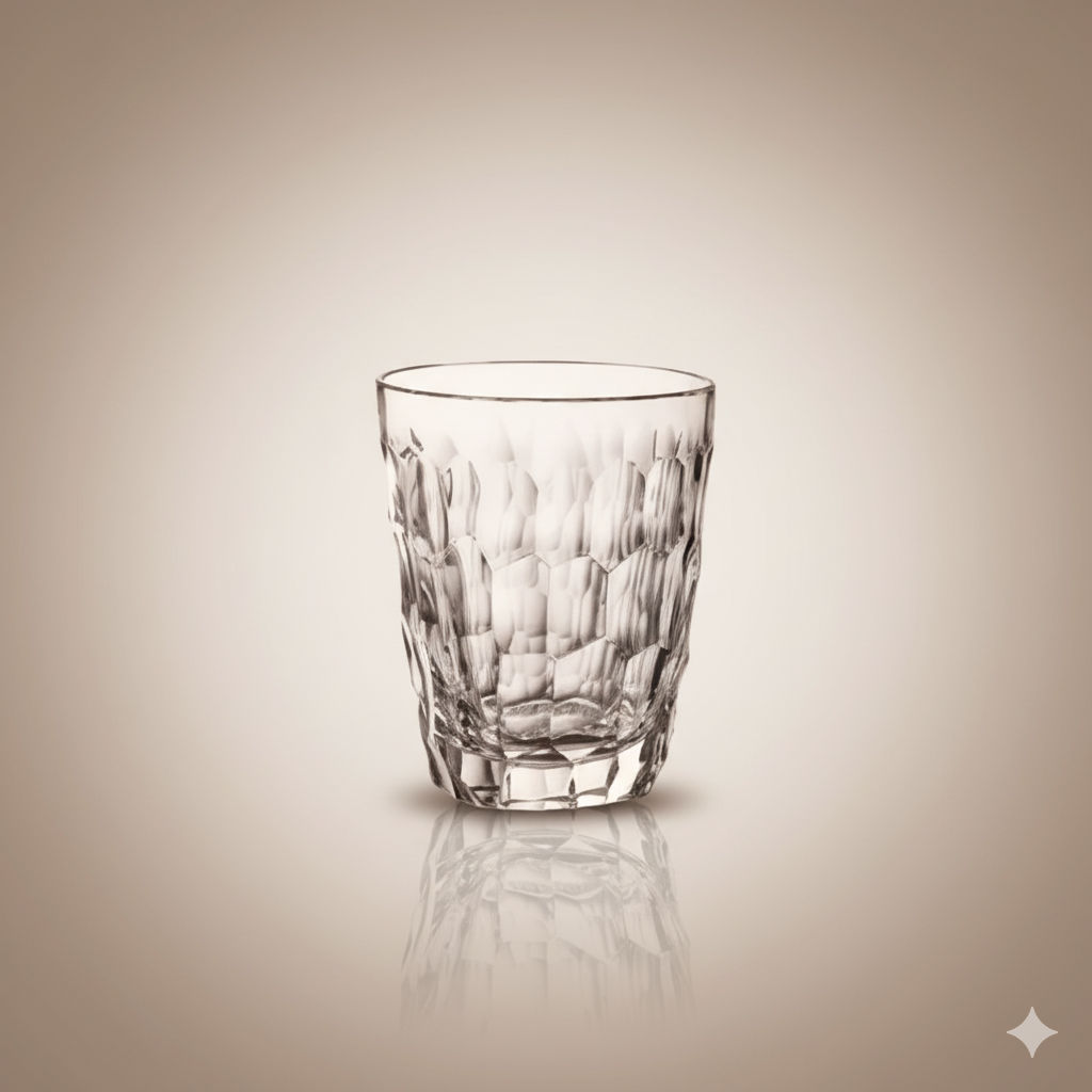 SET CARAFE ET 6 VERRES MARBLE COLLECTION -CRISTAL DE BOHEME