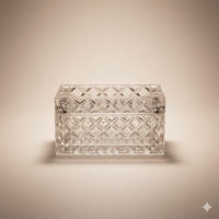 CENDRIER BONBONNIÈRE DIAMANT COLLECTION 12CM -CRISTAL DE BOHEME