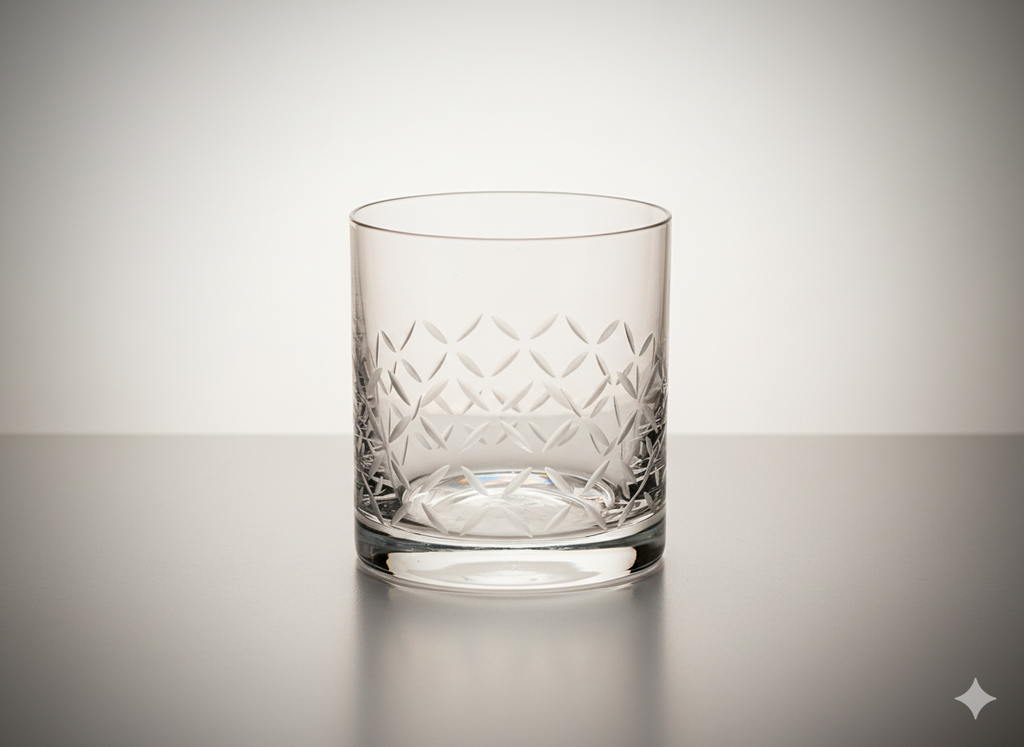 Coffret de 4 verres à whisky PRESTIGE 280ML -Bohemia Taillé
