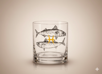 Verre Whisky Poissons Crystalex 280 ml – Collection Zodiac Astralis