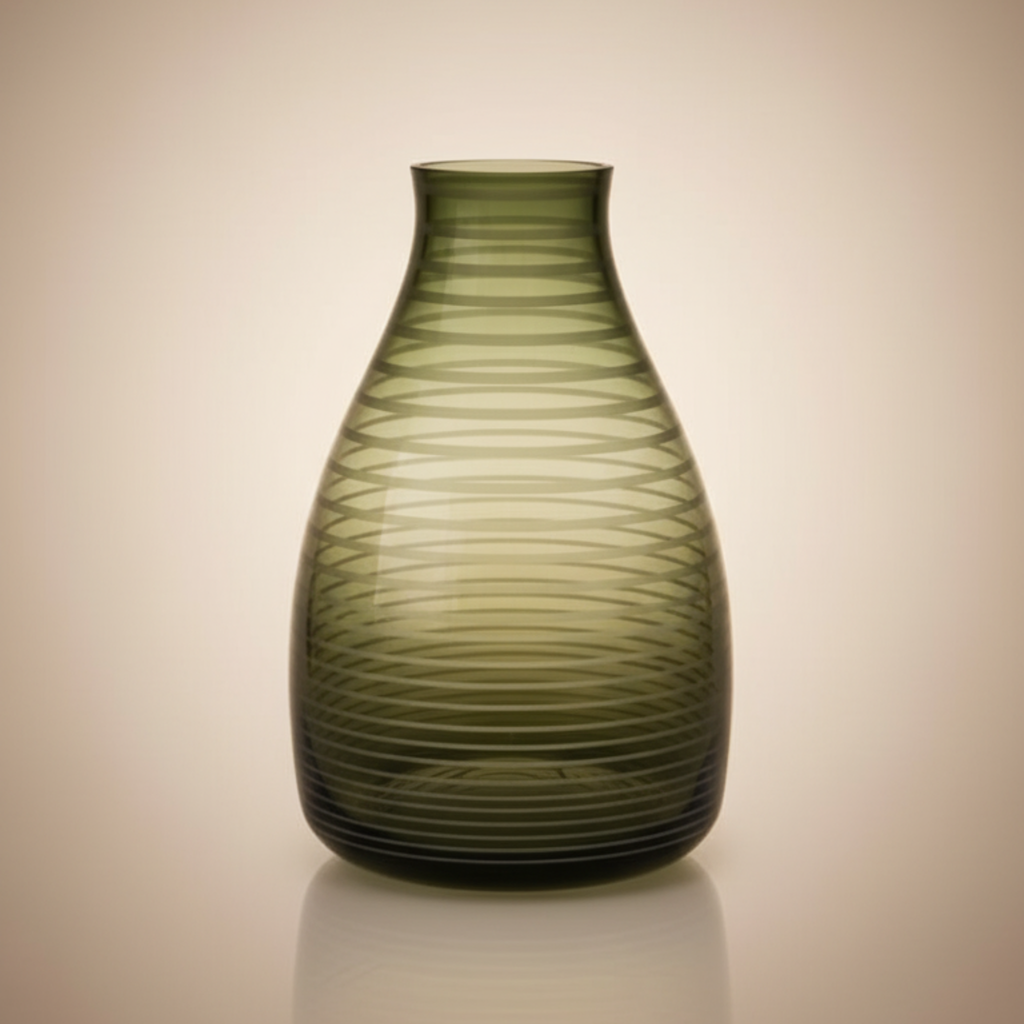 Vase Olivier 30 cm – Cristal de Bohême