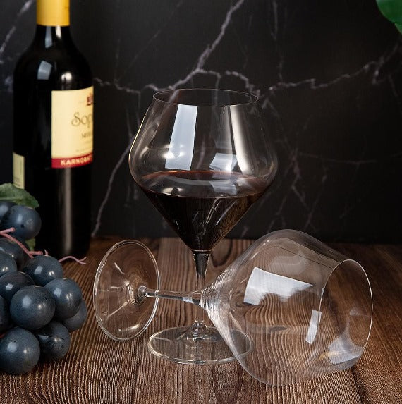 Set de 6 Verres à Vin Rouge Gavia 610 ml – Cristal de Bohême