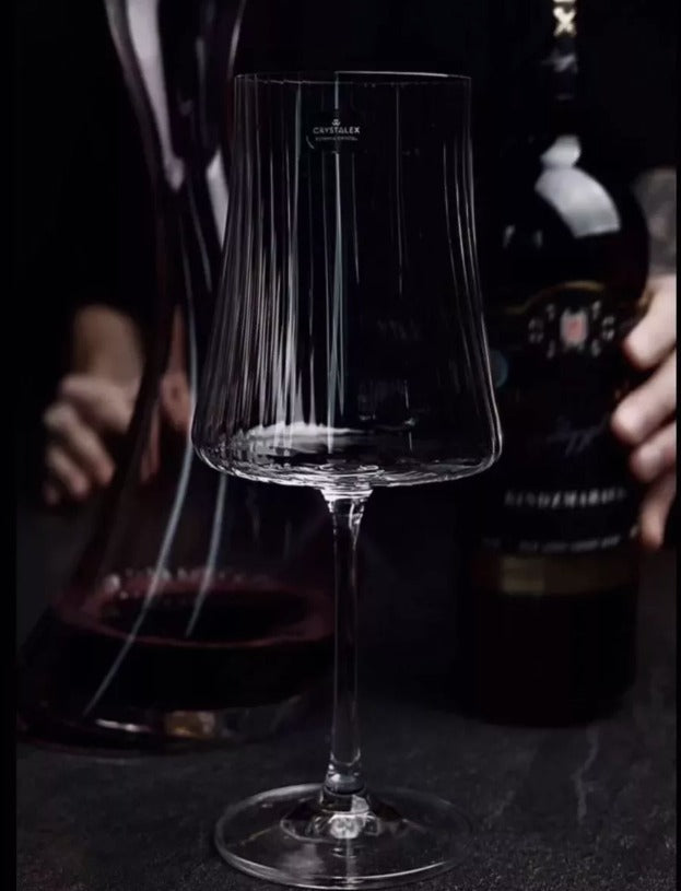 Lot de 6 Verres à Vin Xtra Optic 460 ml – Crystalex Cristal de Bohême