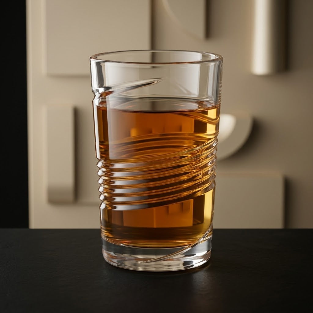 Lot de 6 Verres à Thé Saloma 150 ml en Cristal de Bohême
